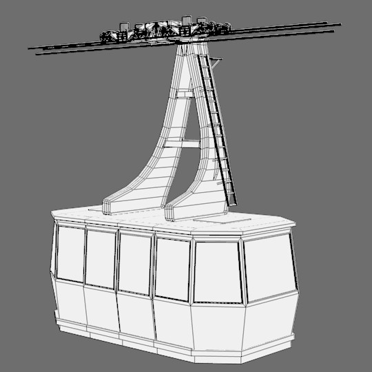 Cable-way car preview image 1